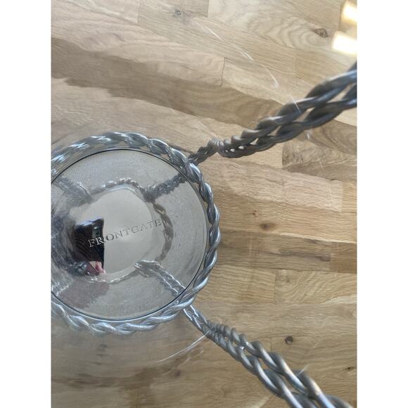 Frontgate Candle Holder With Glass Globe 19” Tall - Picture 3 of 4